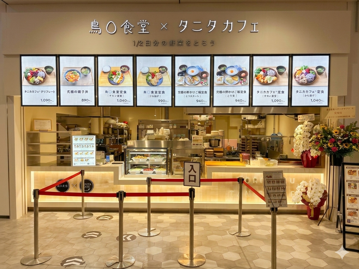 鳥〇食堂×タニタカフェ イオンモール堺北花田店 | 店舗情報 | タニタ